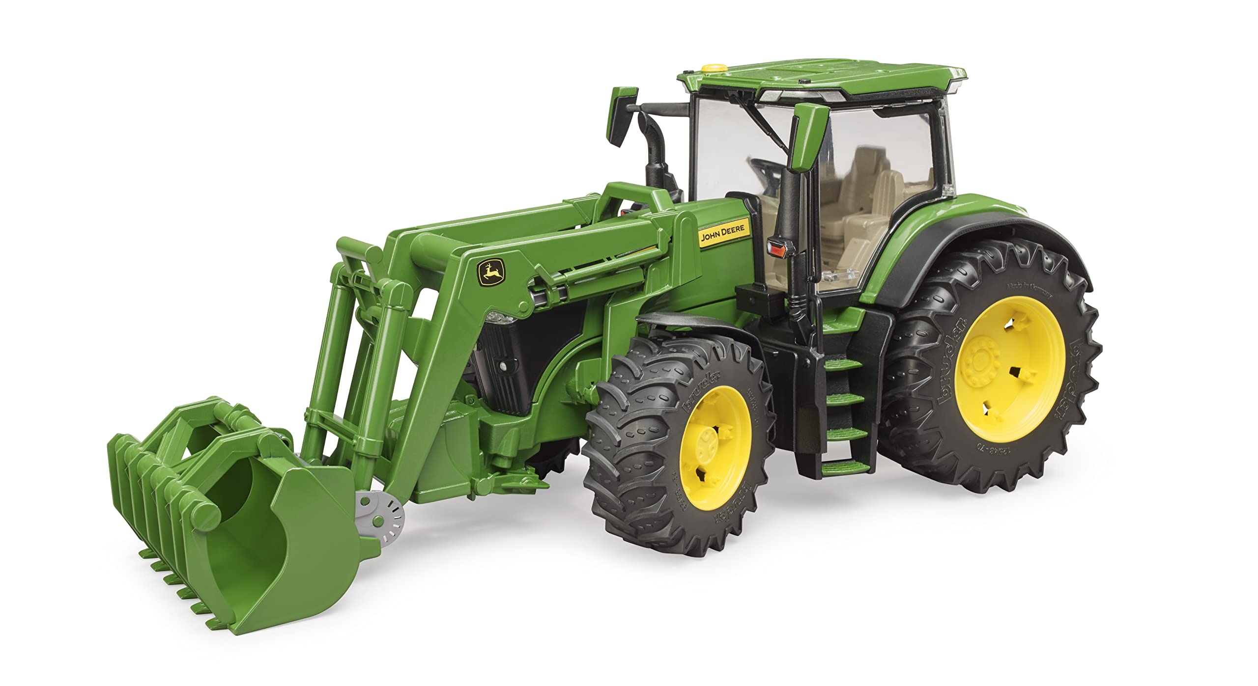 Amazon.com: Bruder 09826 John Deere 7R 350 with frontloader : Toys